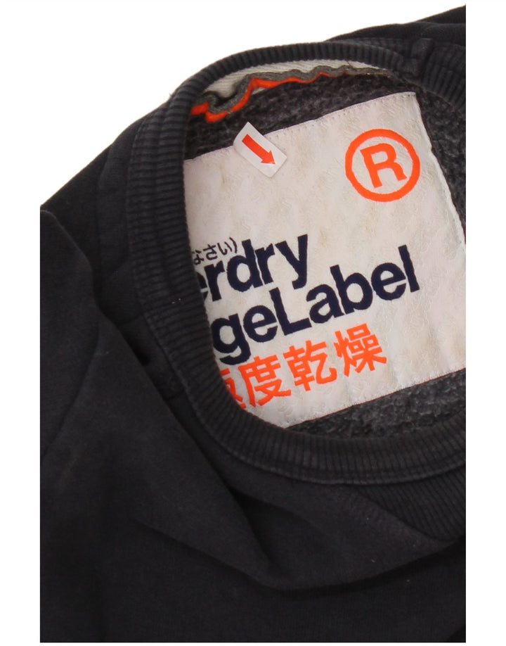 SUPERDRY muški džemperi mali tamnoplavi pamuk