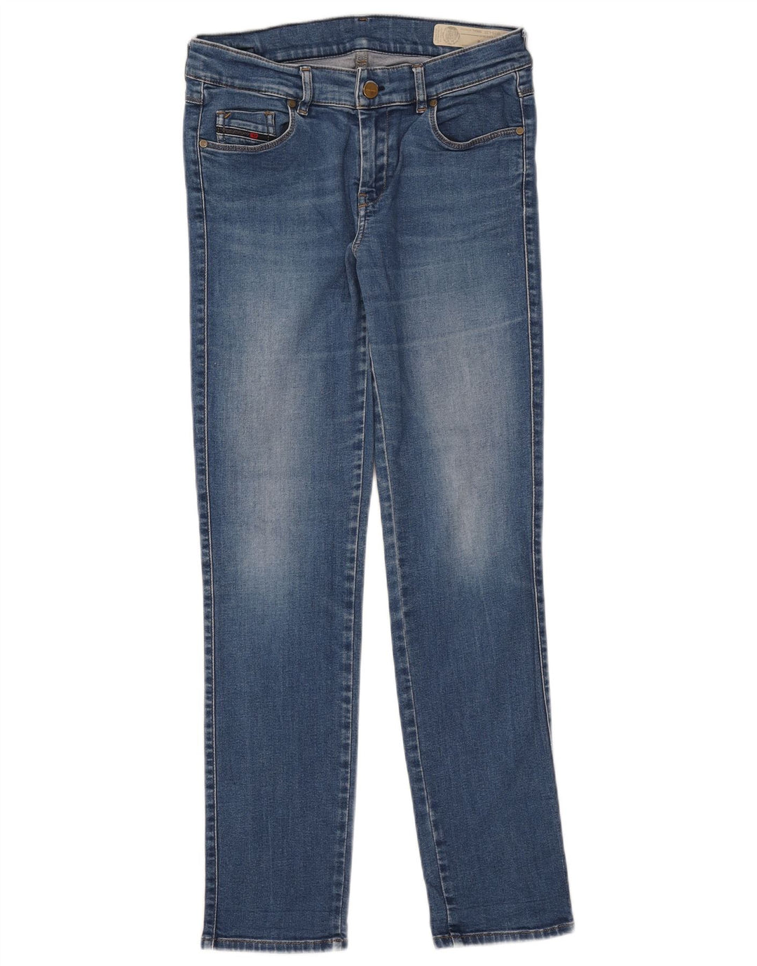 Diesel Ženske Sandy Regular Slim Straight Traperice W28 L29 Plavi pamuk