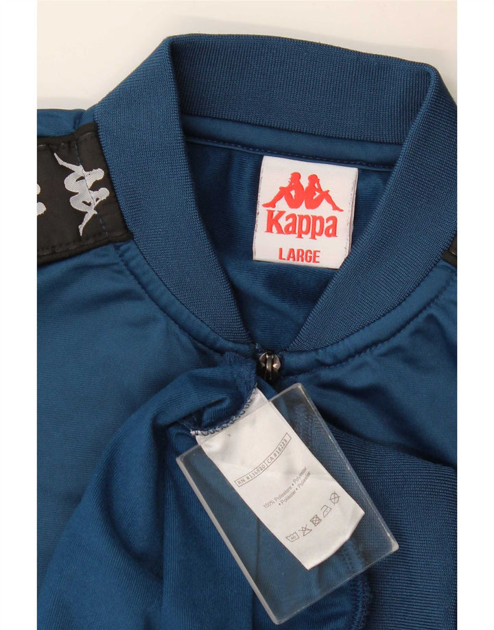 Kappa muška gornja jakna trenirke s grafičkim motivima, velika tamnoplava boja