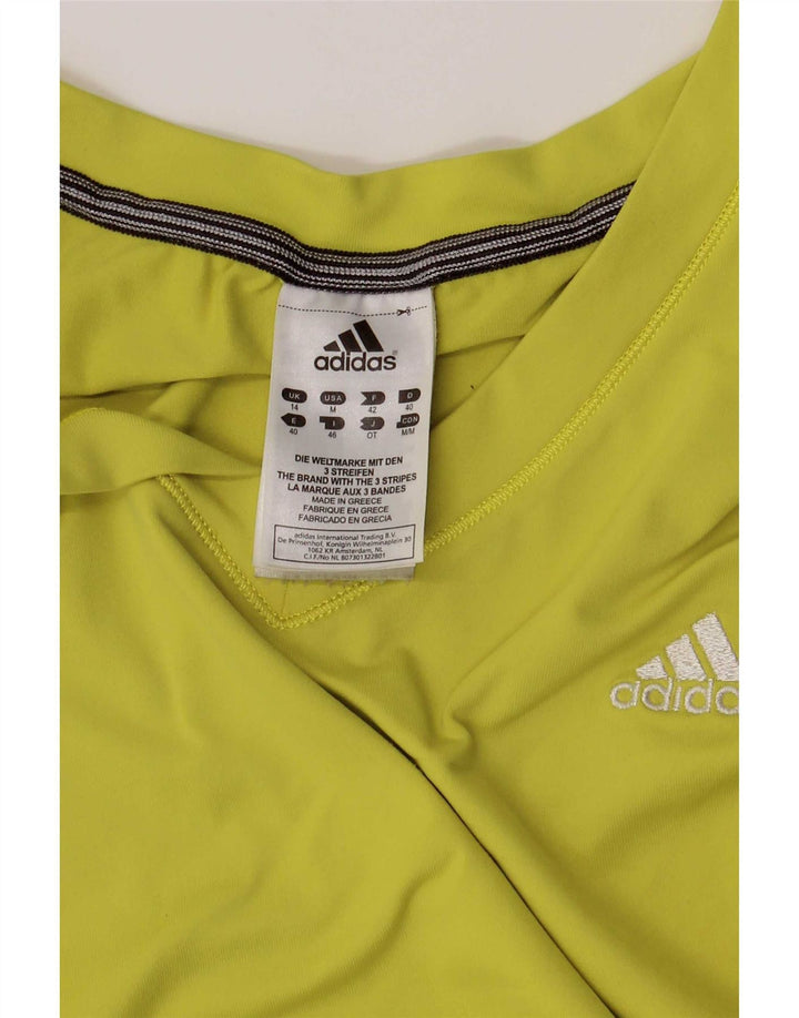 Adidas ženska majica kratkih rukava s poplinom UK 14 Srednje zeleni poliamid
