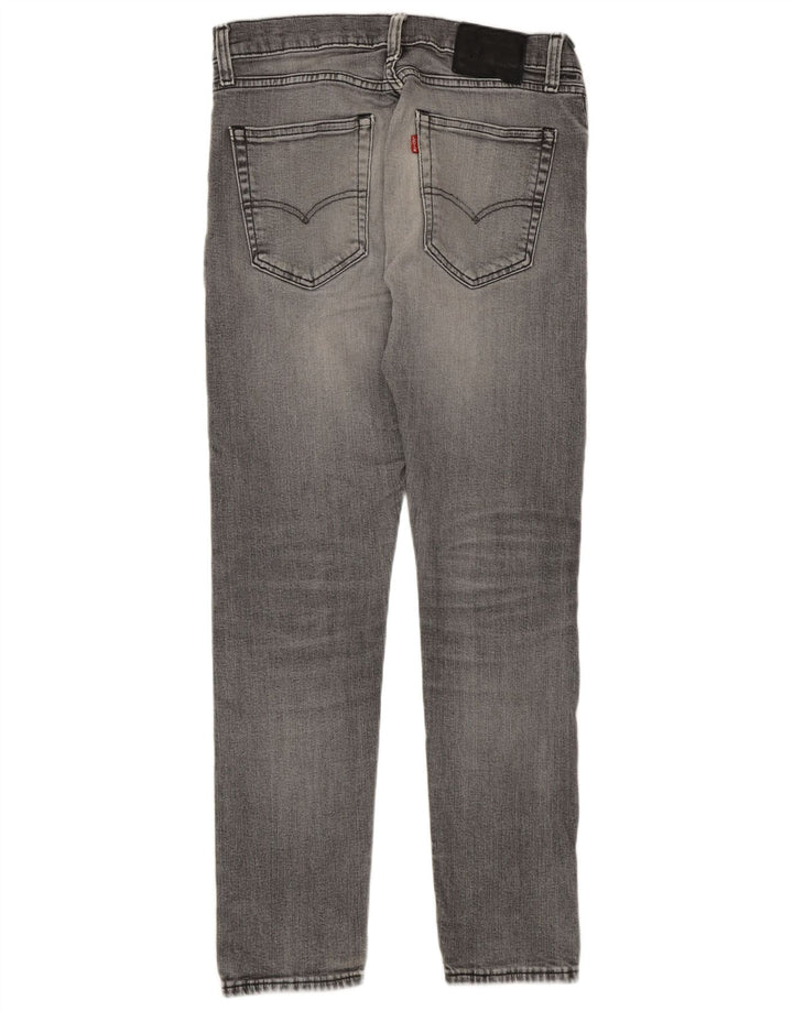 Levi's muške uske traperice W32 L32 sivi pamuk