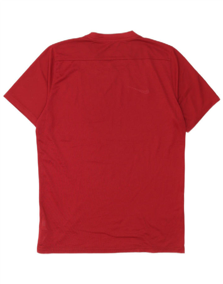 Nike Dri Fit majica kratkih rukava velika, bordo poliester