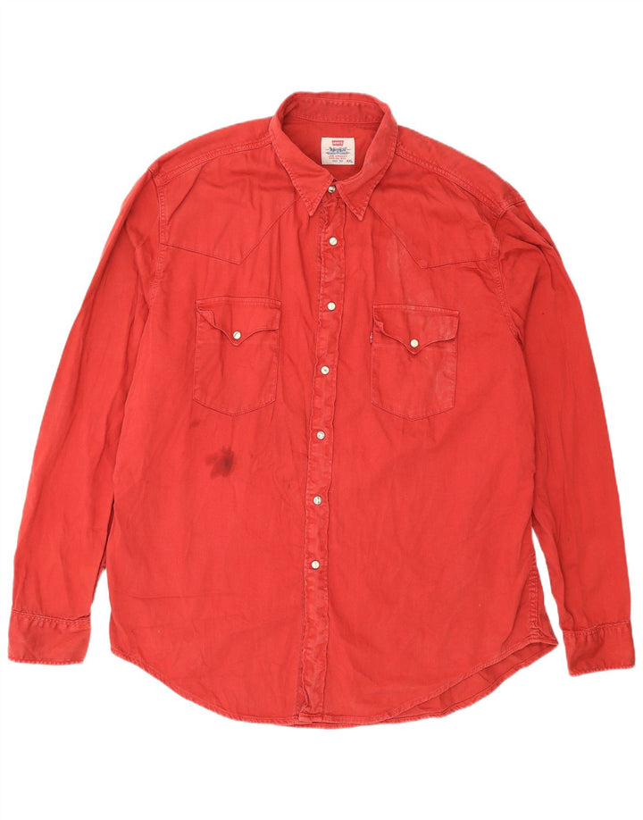 Levi's muška košulja 2XL crveni pamuk