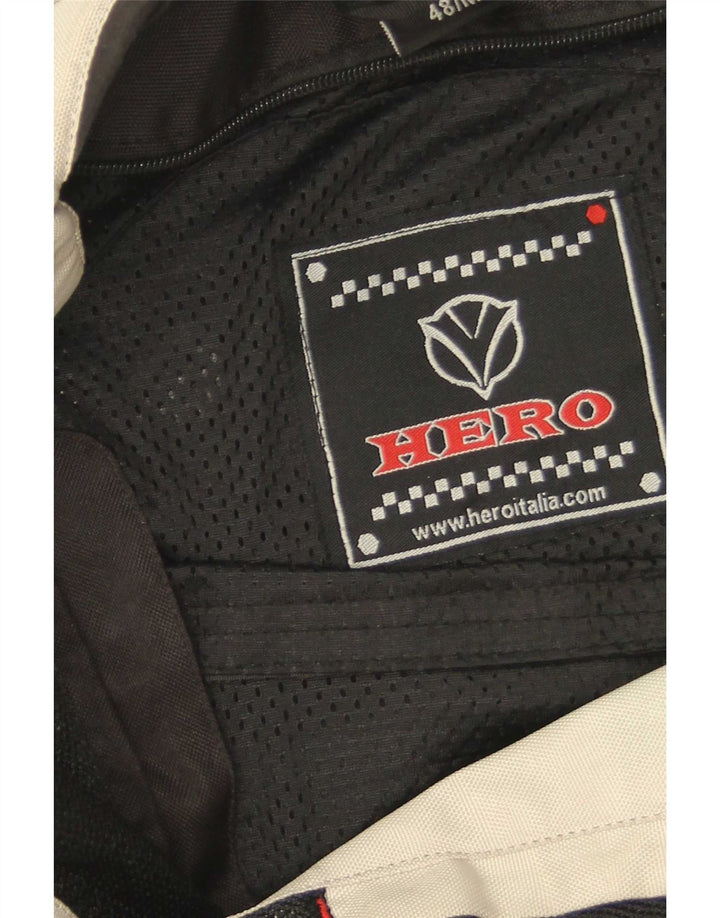 Aprilia muška grafička trkaća jakna UK 38 Medium Black Colourblock poliester