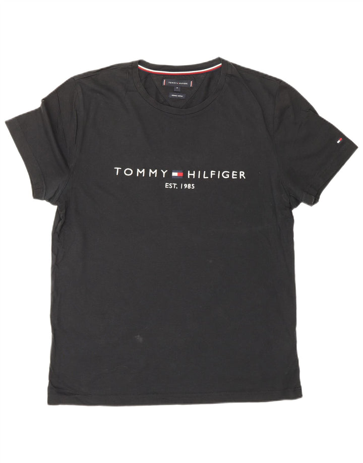 Tommy Hilfiger muška majica kratkih rukava srednje veličine crni pamuk