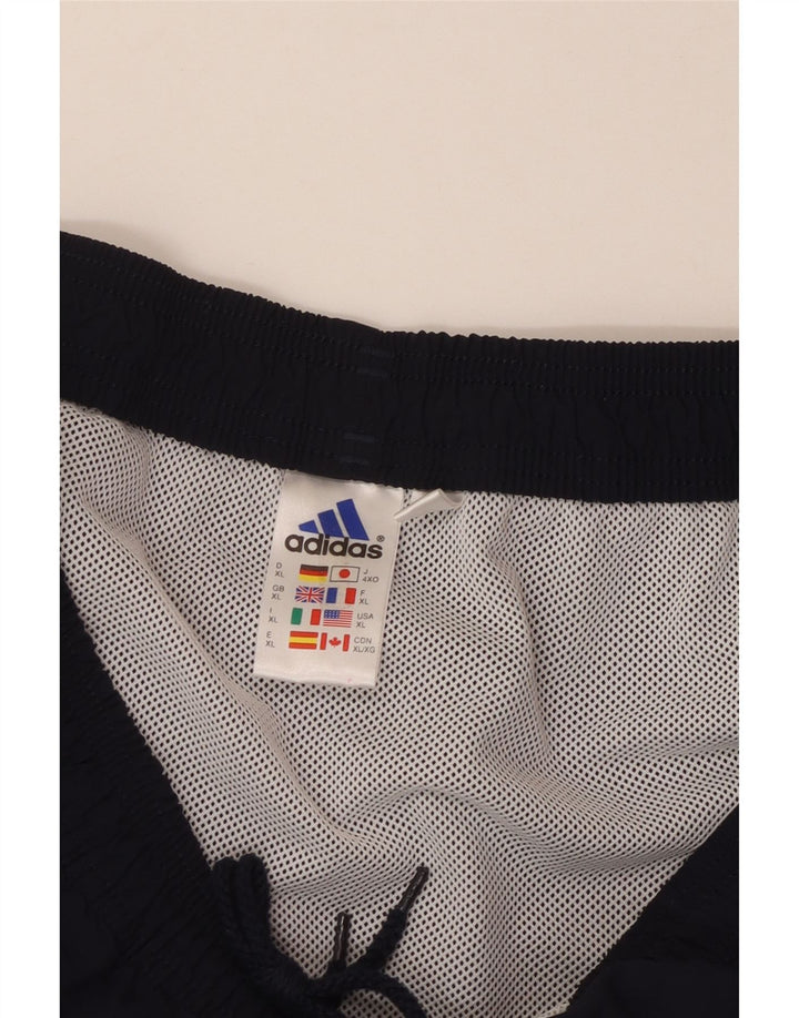ADIDAS muške kratke sportske hlače s grafičkim motivima XL tamnoplavi poliamid