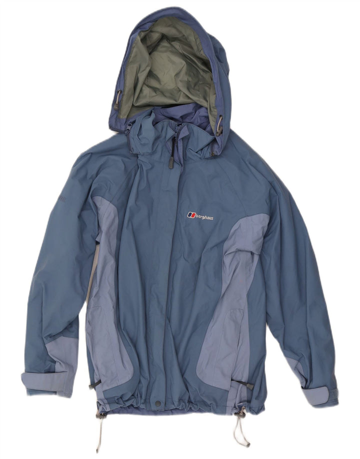 BERGHAUS ženska kišna jakna s kapuljačom UK 10 Small Blue Colourblock najlon