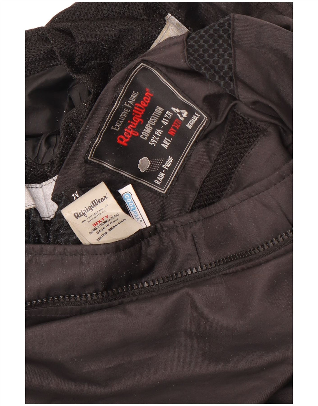 Refrigiwear muška kišna jakna UK 38 srednji crni poliamid