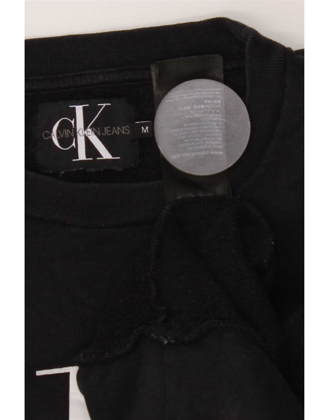 Calvin Klein Jeans muška trenirka s grafičkim motivima Srednji crni pamuk