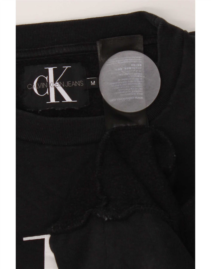 Calvin Klein Jeans muška trenirka s grafičkim motivima Srednji crni pamuk