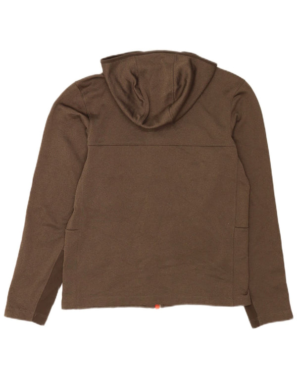 The North Face ženski pulover s kapuljačom s patentnim zatvaračem UK 10 Mali kaki poliester
