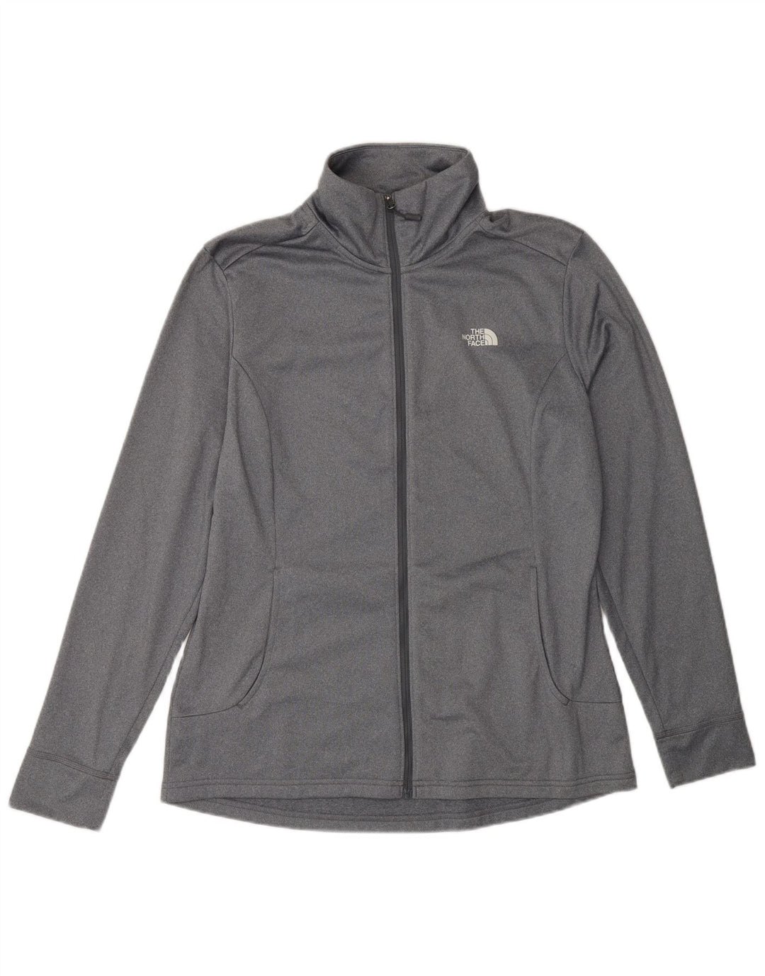 The North Face ženska gornja jakna trenirke UK 16 veliki sivi poliester