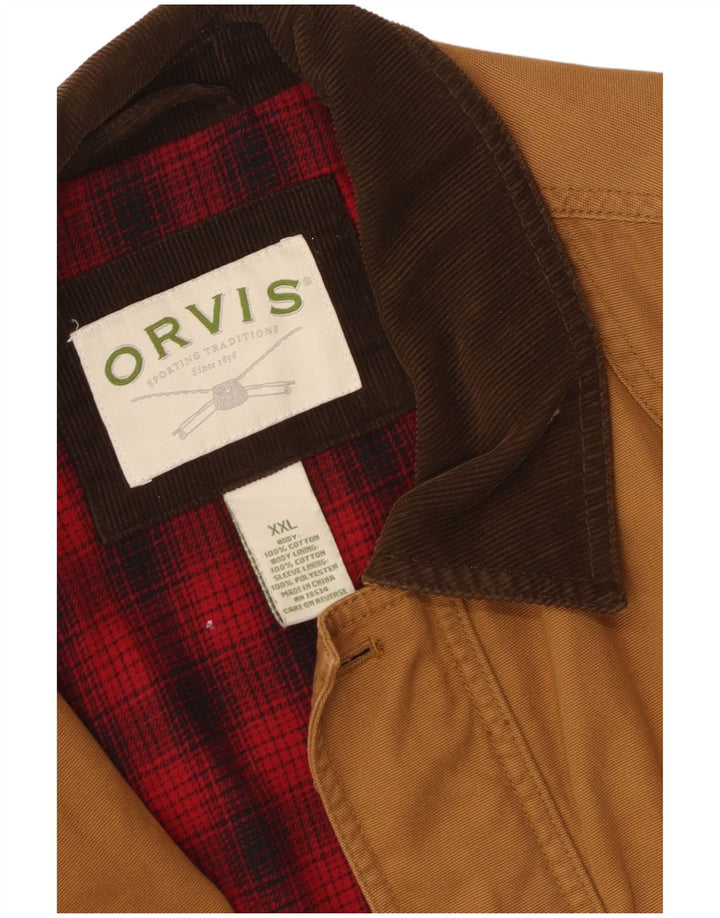 Orvis muška pomoćna jakna UK 44 2XL smeđi pamuk
