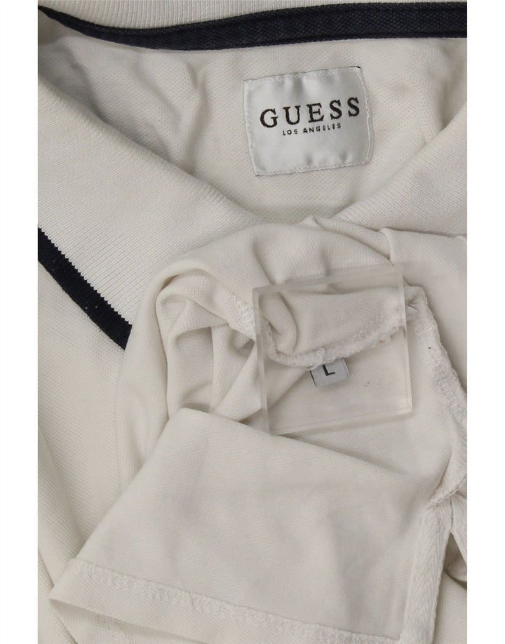 Guess muška polo majica velika bijela