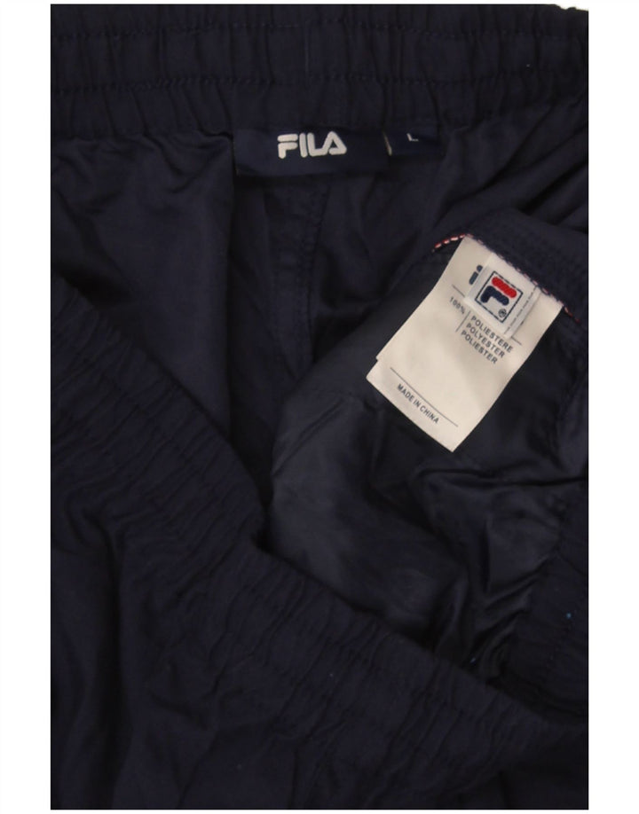Fila muške sportske kratke hlače velike tamnoplave poliesterske boje