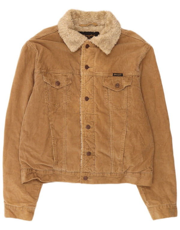 Wrangler Muška Sherpa jakna od samta UK 40 Large Beige Cotton