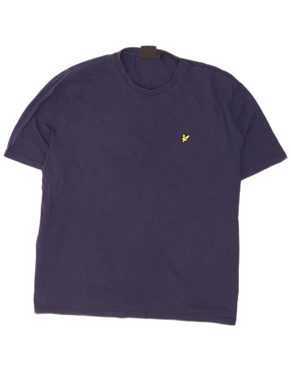 Lyle & Scott Muška majica kratkih rukava 2XL tamnoplavi pamuk