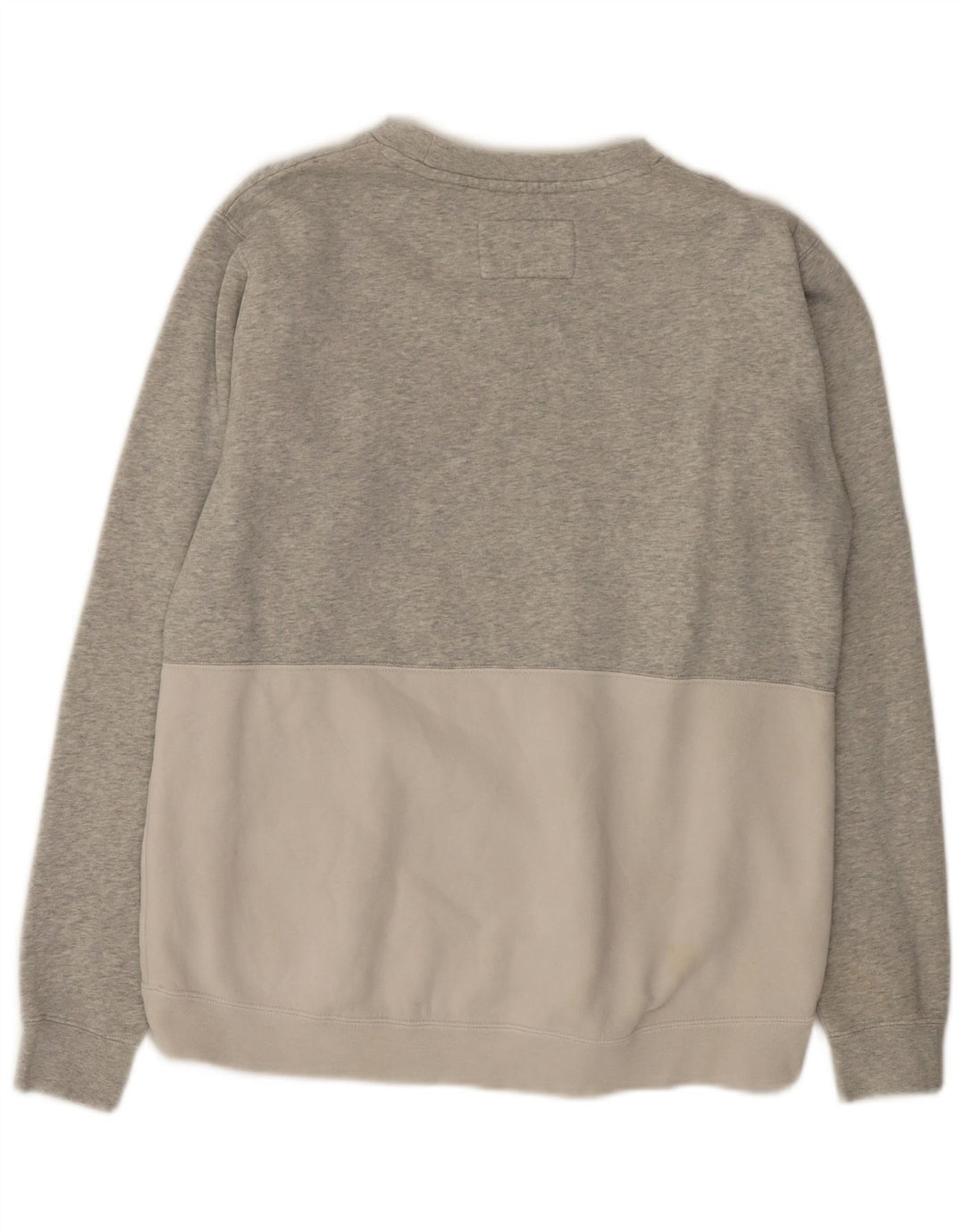Muški džemper Hurley Graphic Sweatshirt Srednje sivi pamuk u blokovima boja