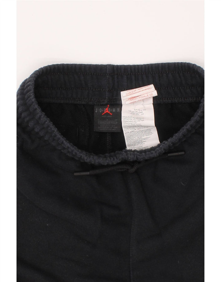 JORDAN Dječačke grafičke kratke sportske kratke hlače 8-9 godina male crne pamučne boje