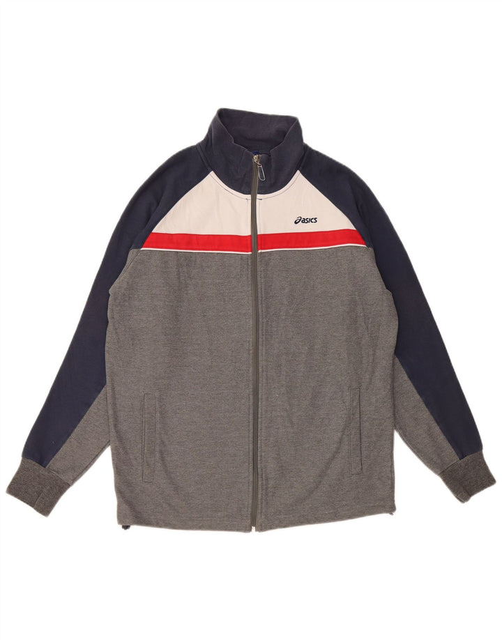 ASICS muška gornja jakna od trenirke, srednje siva pamuk