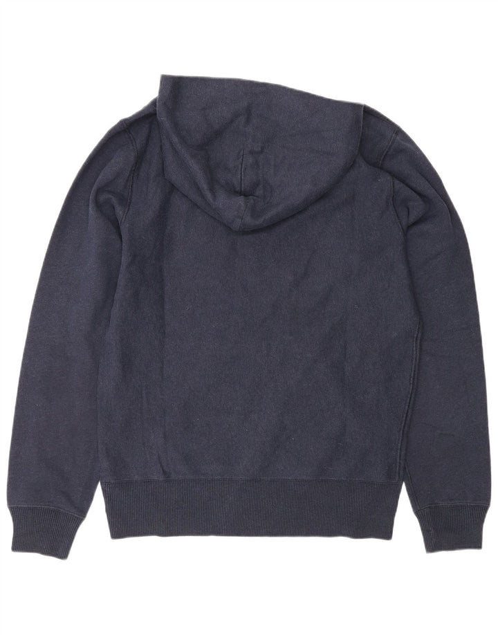 Woolrich muški grafički džemper s kapuljačom srednje tamnoplave boje