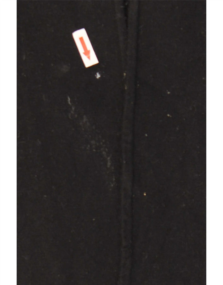 MINT VELVET Womens Open Overcoat UK 14 Large Black Polyamide