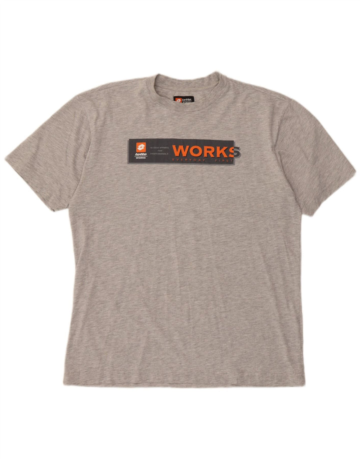 LOTTO muška majica s grafičkim motivima XL siva