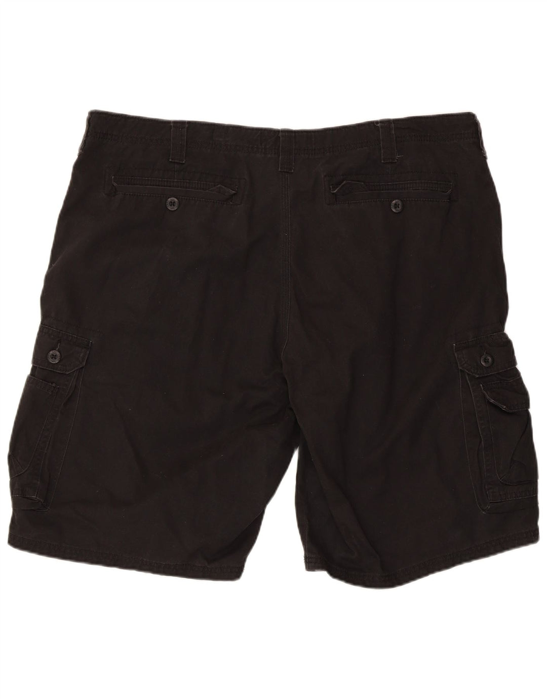 LEE Mens Kansas Cargo Shorts W42 2XL Black Cotton