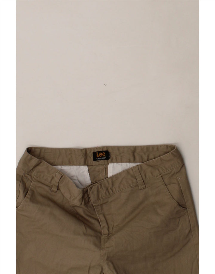 LEE Mens Chino Shorts W32 Large Beige Cotton Vintage Lee and Second-Hand Lee from Messina Hembry 