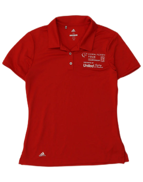 Adidas ženska polo majica za golf UK 6 XS crvena poliester