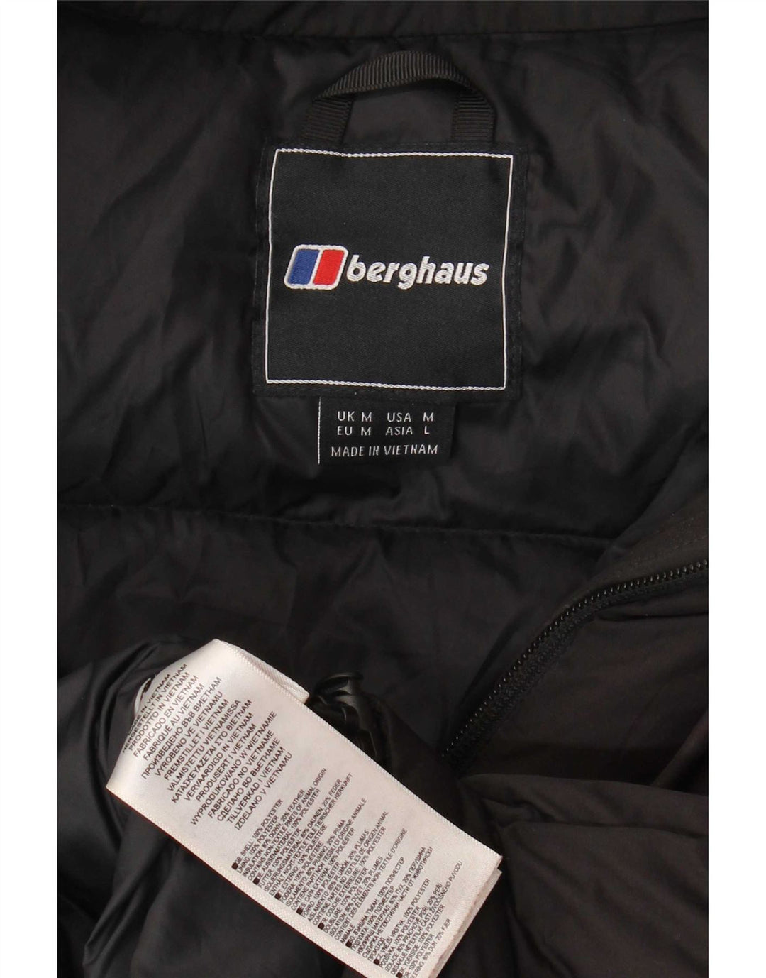 Berghaus muška podstavljena jakna UK 38 srednji crni poliester