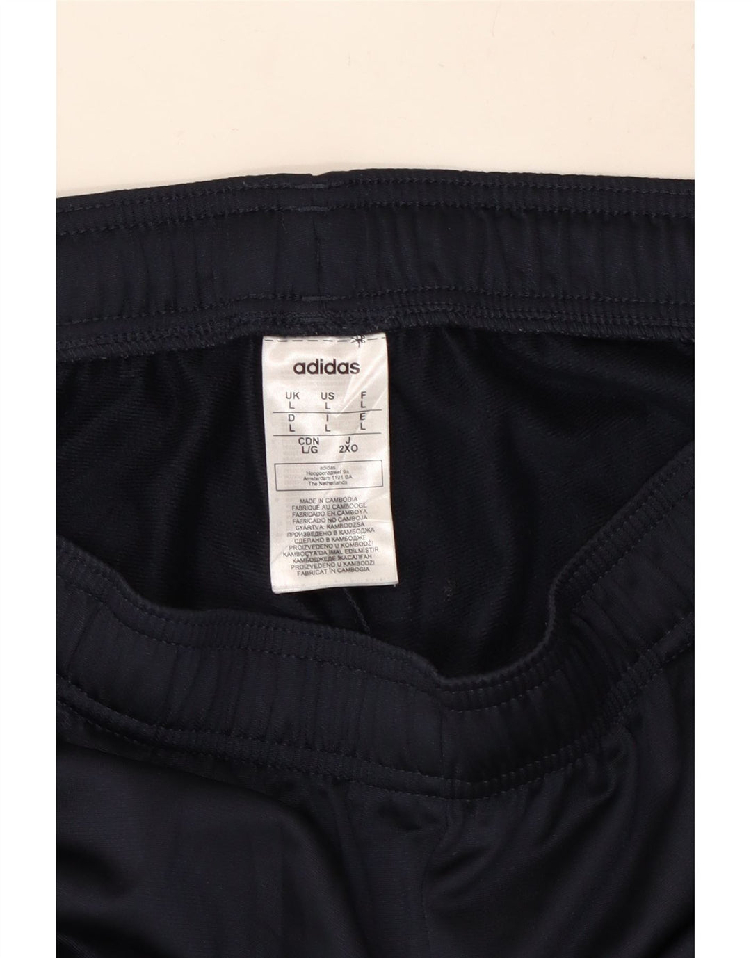 ADIDAS Muška trenirka Hlače Joggers Large tamnoplavi poliester