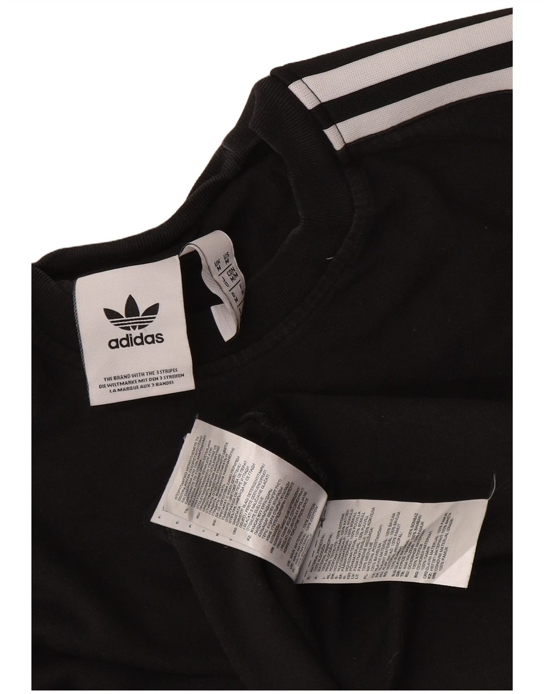 Adidas muška majica kratkih rukava Srednji crni pamuk