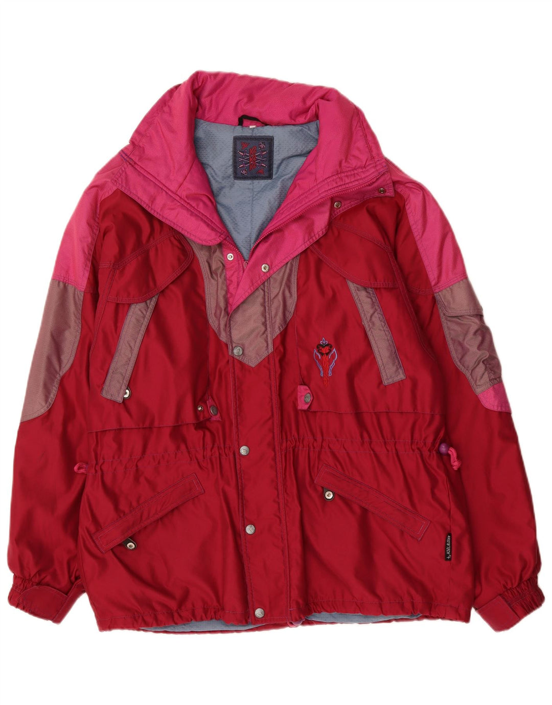 VINTAGE muška skijaška jakna UK 44 2XL Red Colourblock