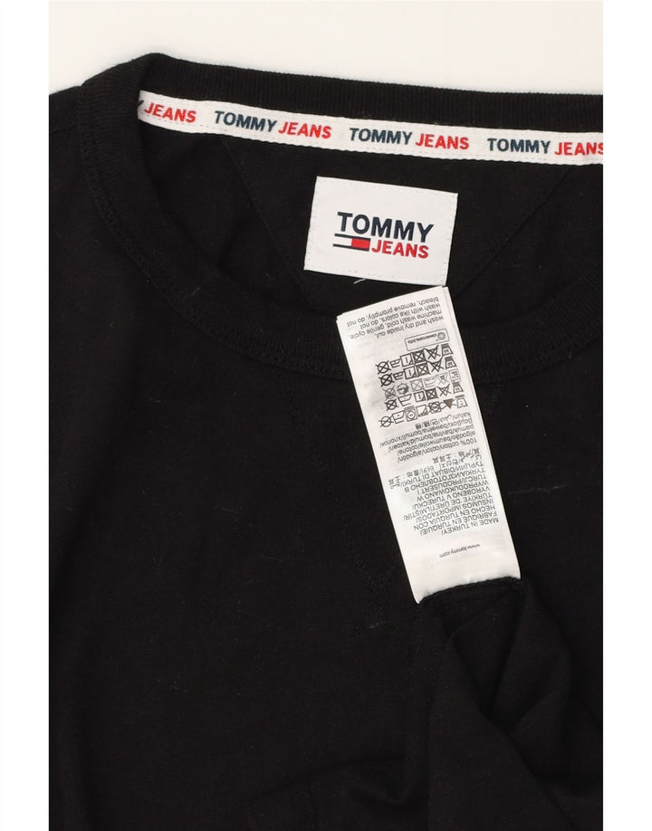 Tommy Hilfiger muška majica kratkih rukava srednji crni pamuk