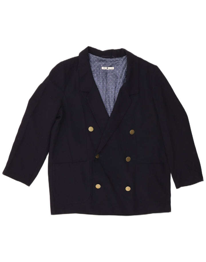 Marks & Spencer ženski sako Alexa Chung jakna UK 14 velika tamnoplava