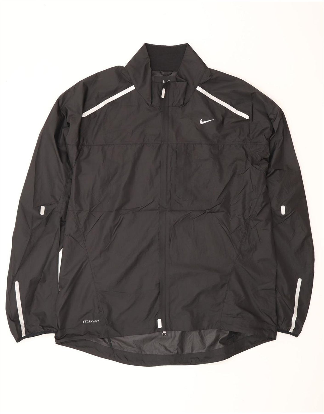 Nike muška kišna jakna Storm-Fit UK 42 XL crni poliester