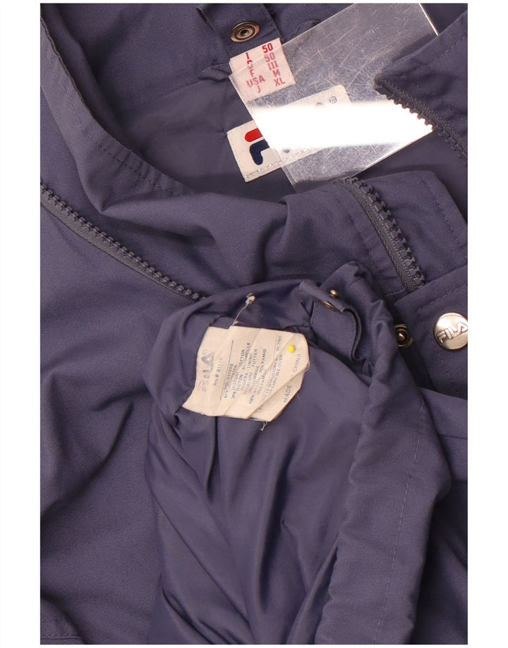 Fila muška kišna jakna IT 50 Large tamnoplavi poliester