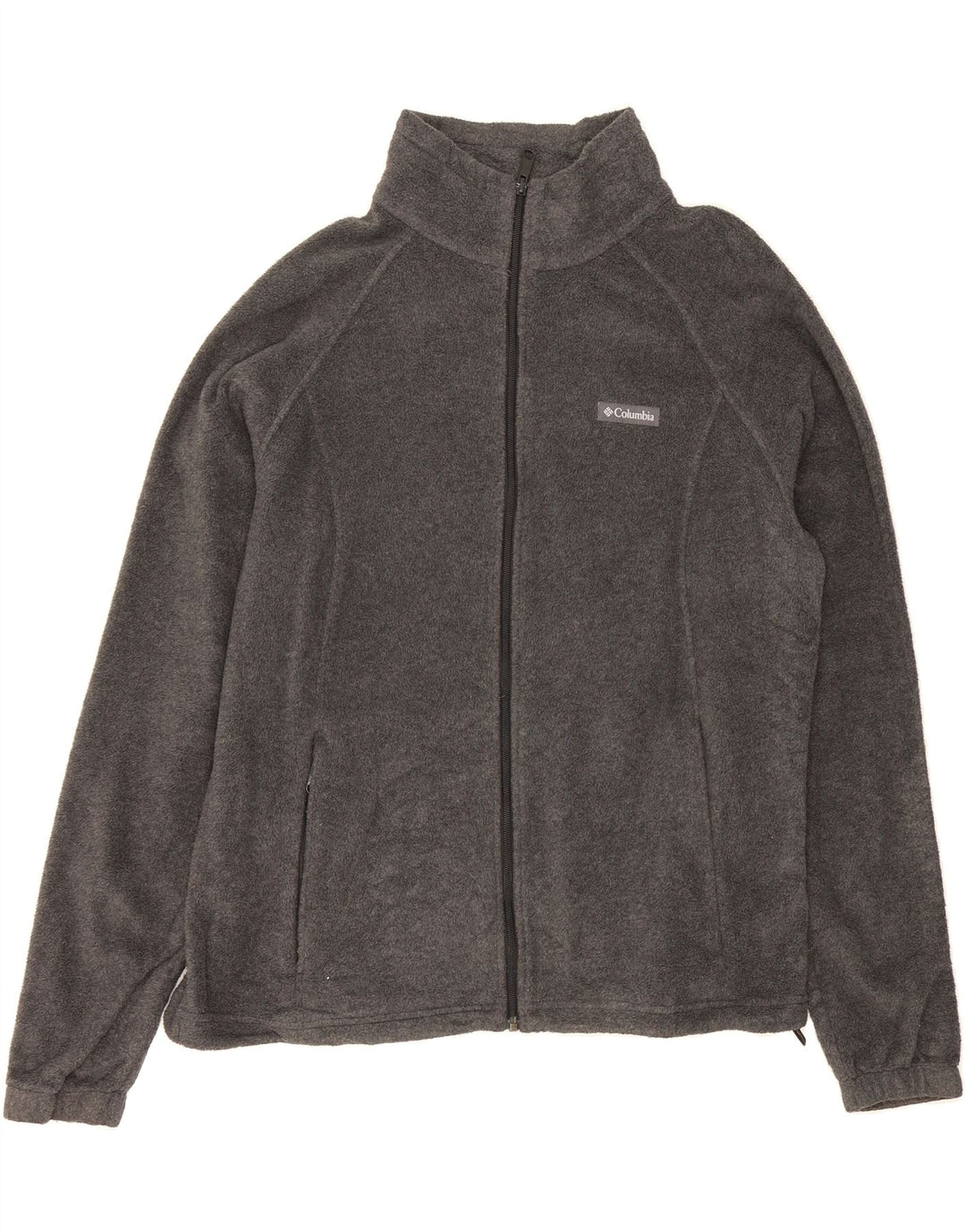 COLUMBIA Womens Fleece Jacket UK 18 XL Grey Polyester Vintage Columbia and Second-Hand Columbia from Messina Hembry 