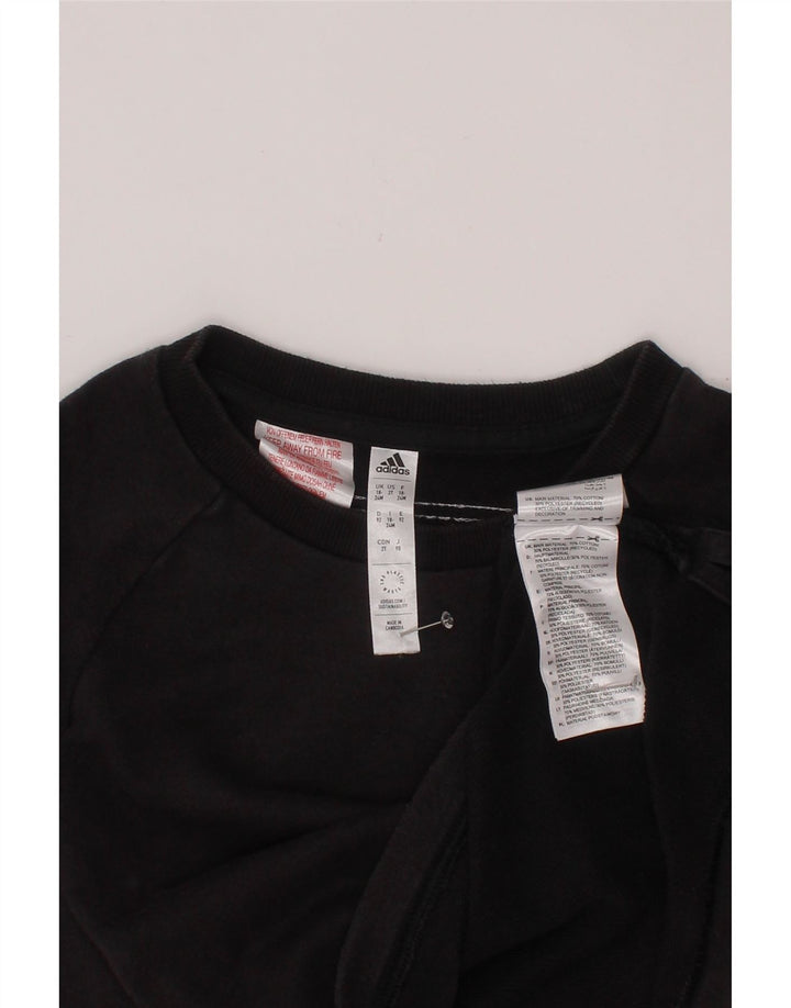 ADIDAS majica s trenirkom za dječake 18-24 mjeseca, crni pamuk