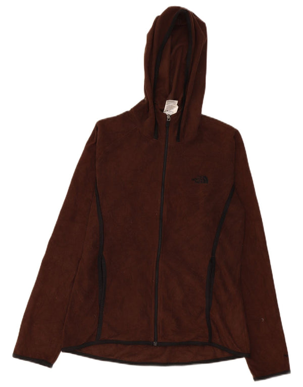 The North Face ženska flis jakna s kapuljačom UK 12 srednje smeđi poliester