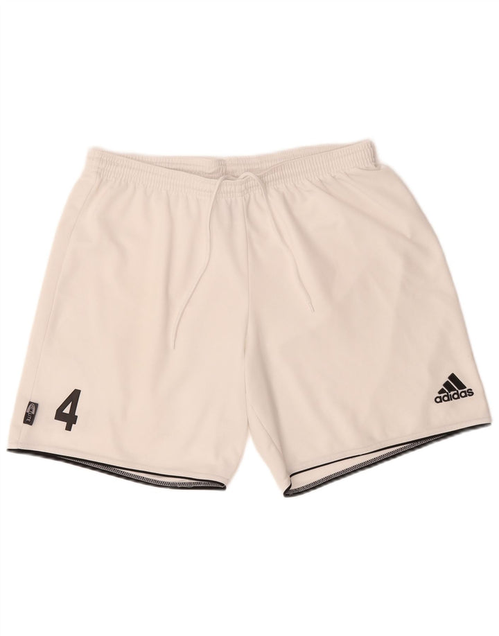 Adidas muške sportske kratke hlače Climalite Graphic Veliki bijeli poliester