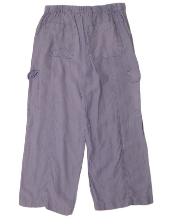 Marks & Spencer ženske široke kargo hlače UK 16 Large W34 L30 Plave