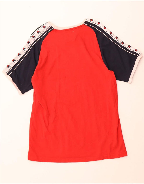 CHAMPION Muška majica kratkih rukava s grafičkim motivima, 2XL pamuk, crvena boja