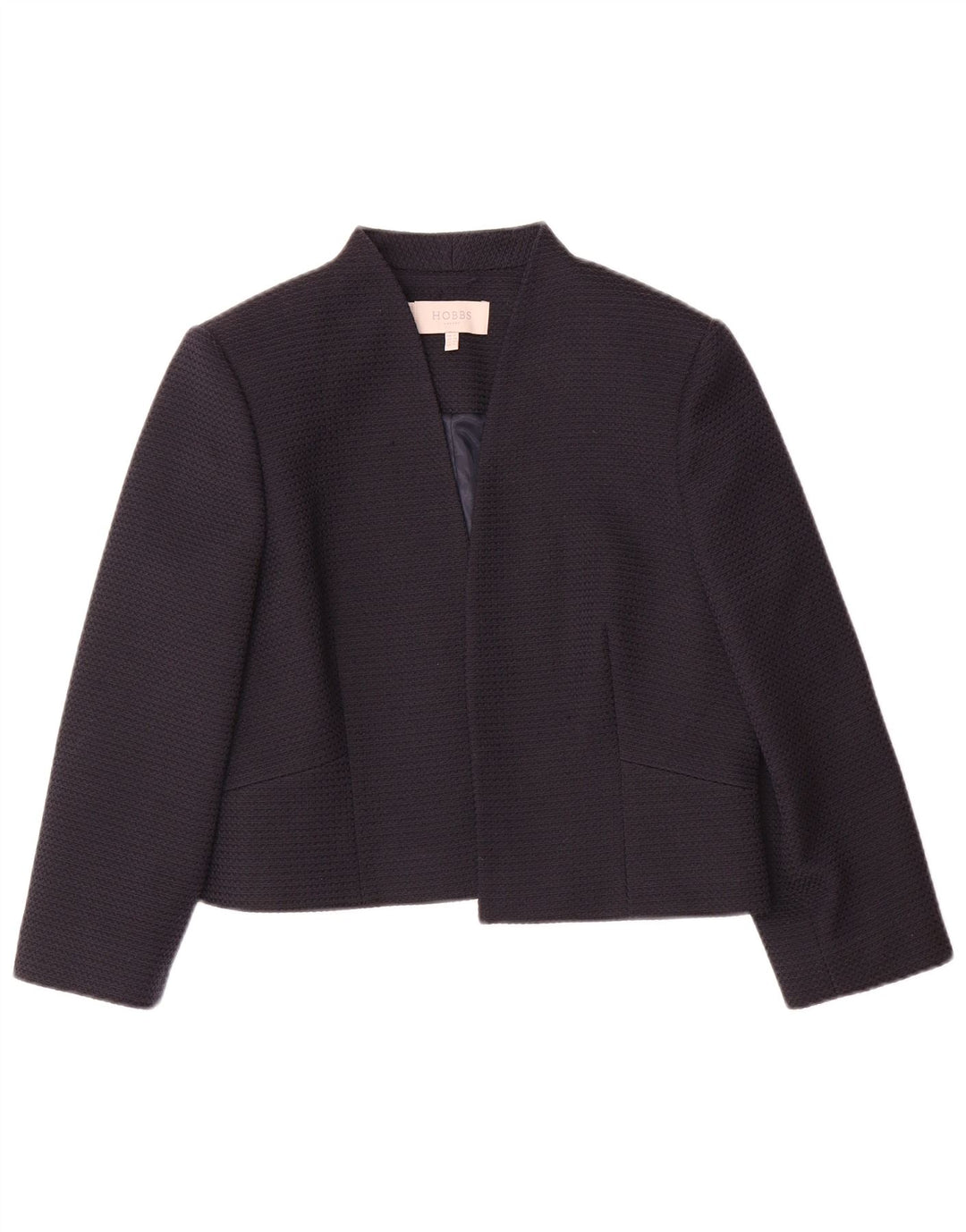 HOBBS ženska jakna s otvorenim bolero 3/4 rukava UK 12 srednje crna