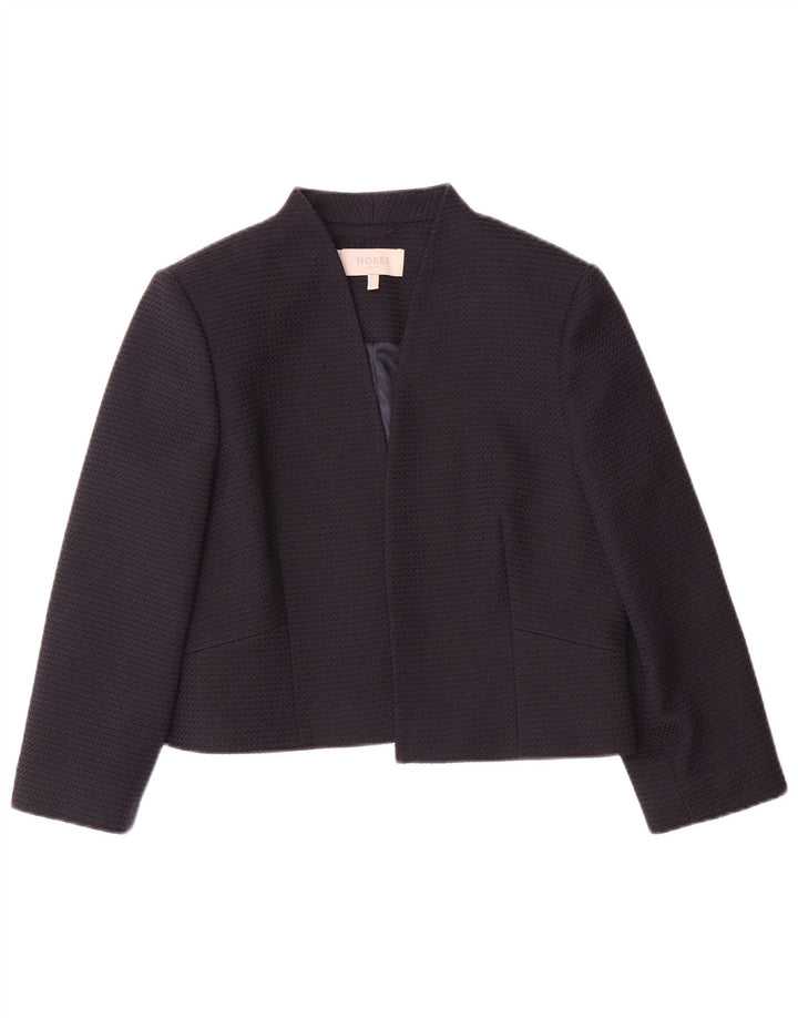 HOBBS ženska jakna s otvorenim bolero 3/4 rukava UK 12 srednje crna