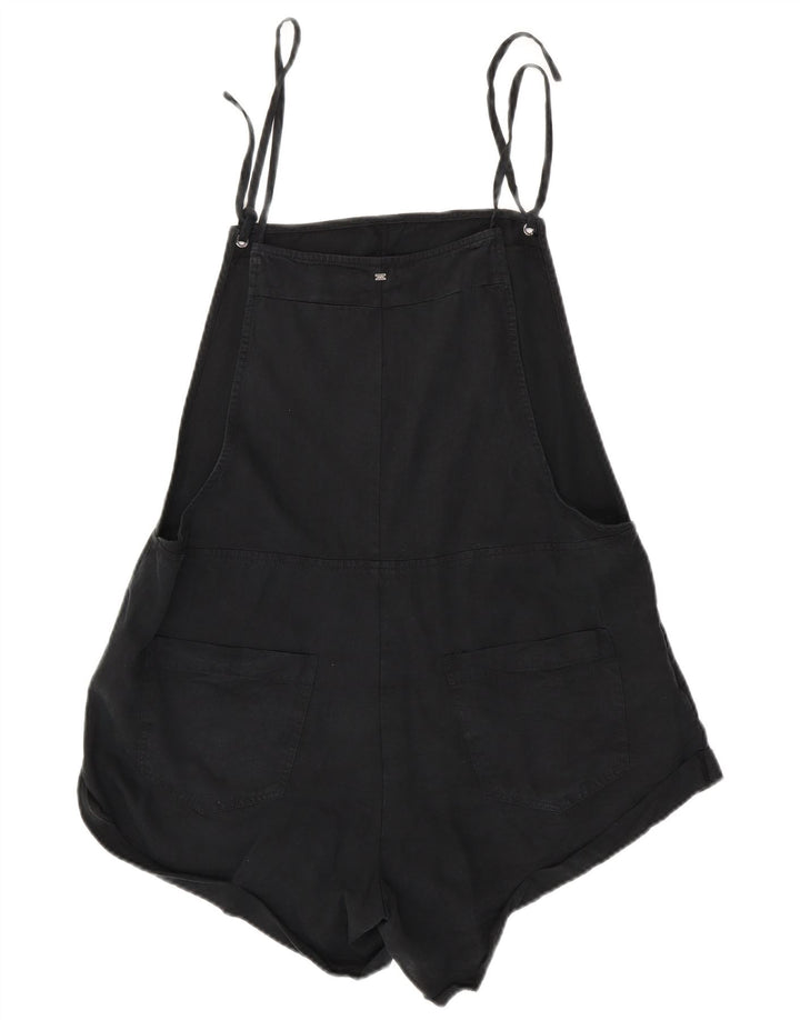 BILLABONG Ženske kratke hlače Dungarees UK 12 srednje W38 Crni liocel