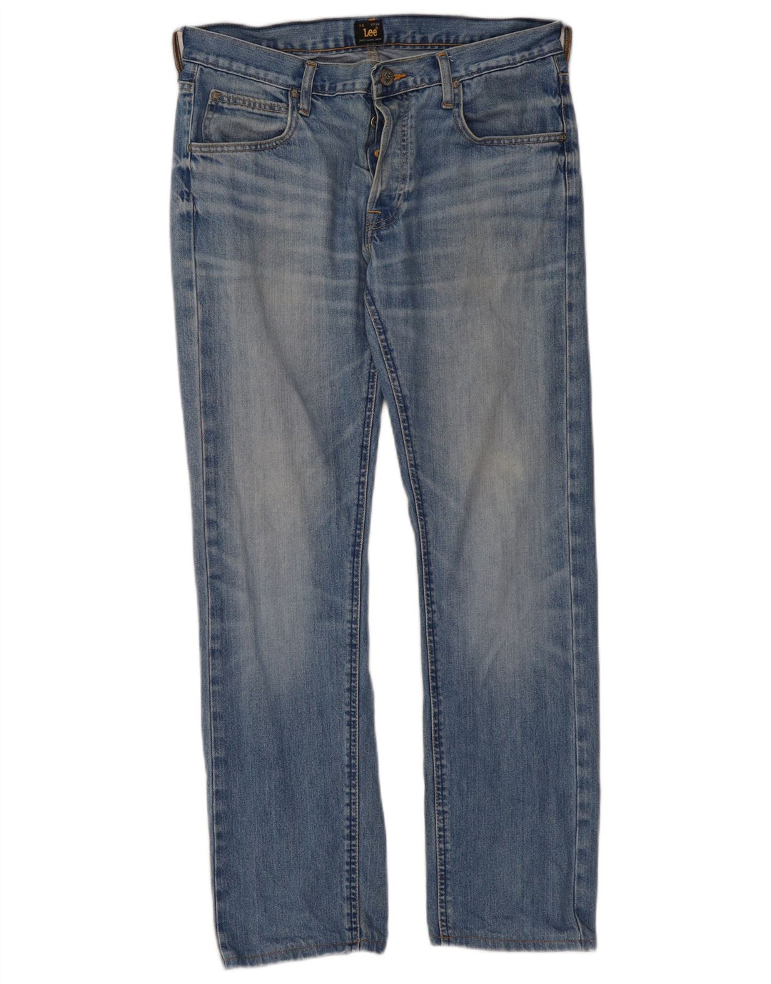 Lee Mens Daren Straight Jeans W32 L30 Plavi pamuk