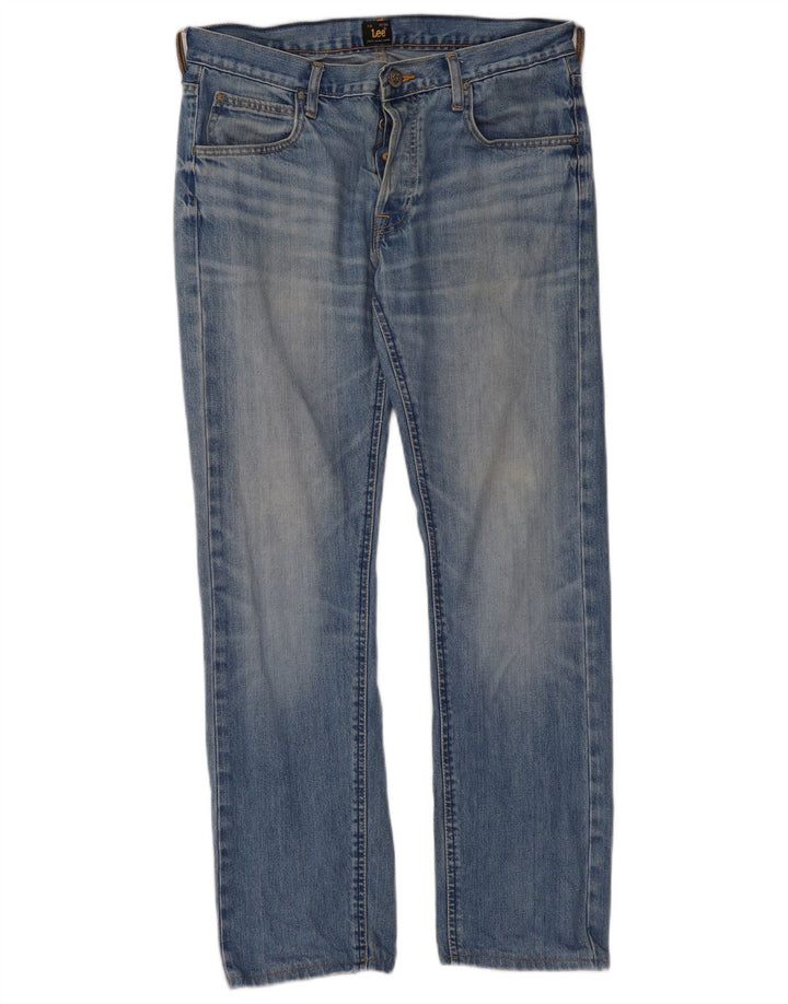 Lee Mens Daren Straight Jeans W32 L30 Plavi pamuk