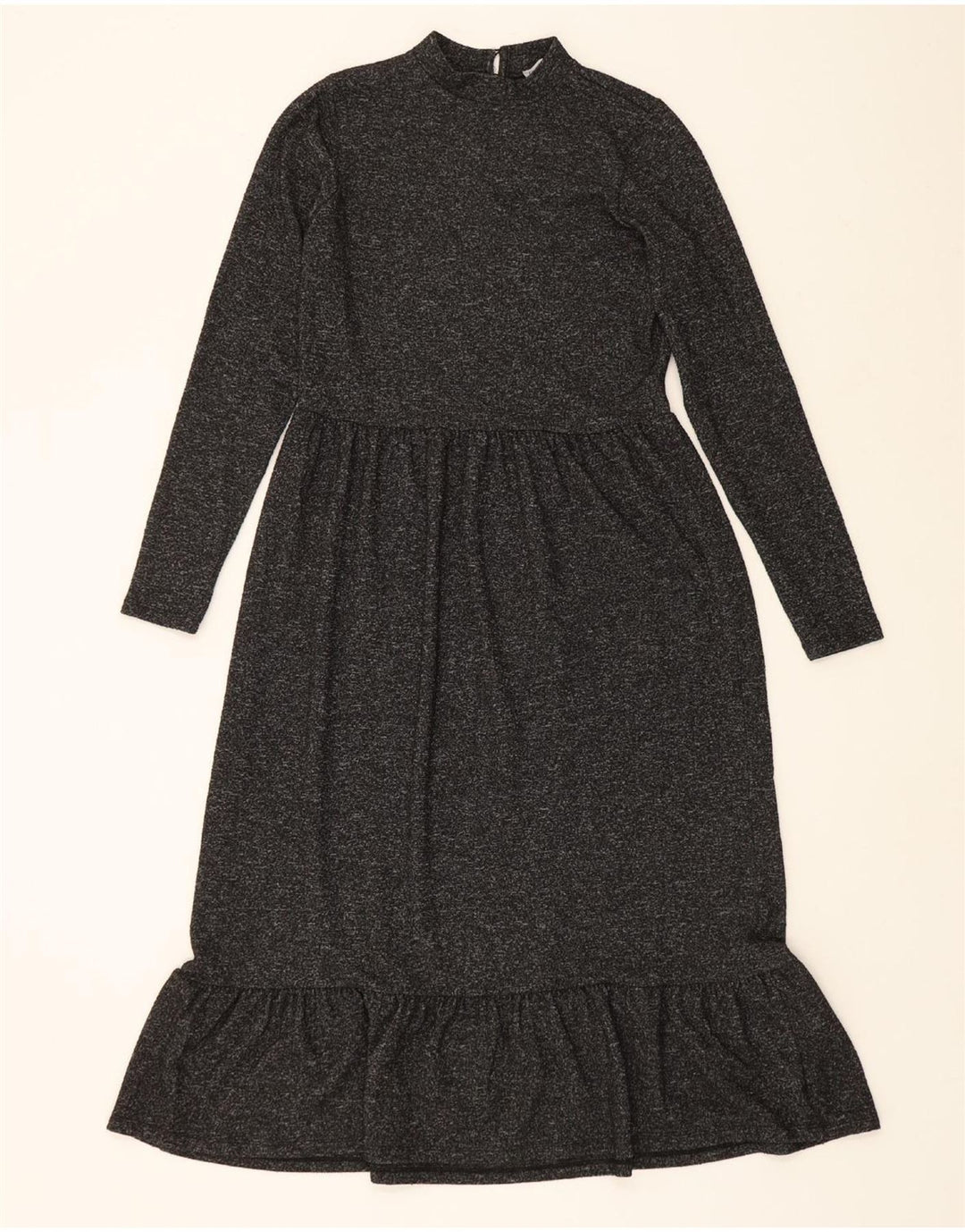 OASIS Womens Long Sleeve Jumper Dress UK 10 Small Grey Polyester Vintage Oasis and Second-Hand Oasis from Messina Hembry 